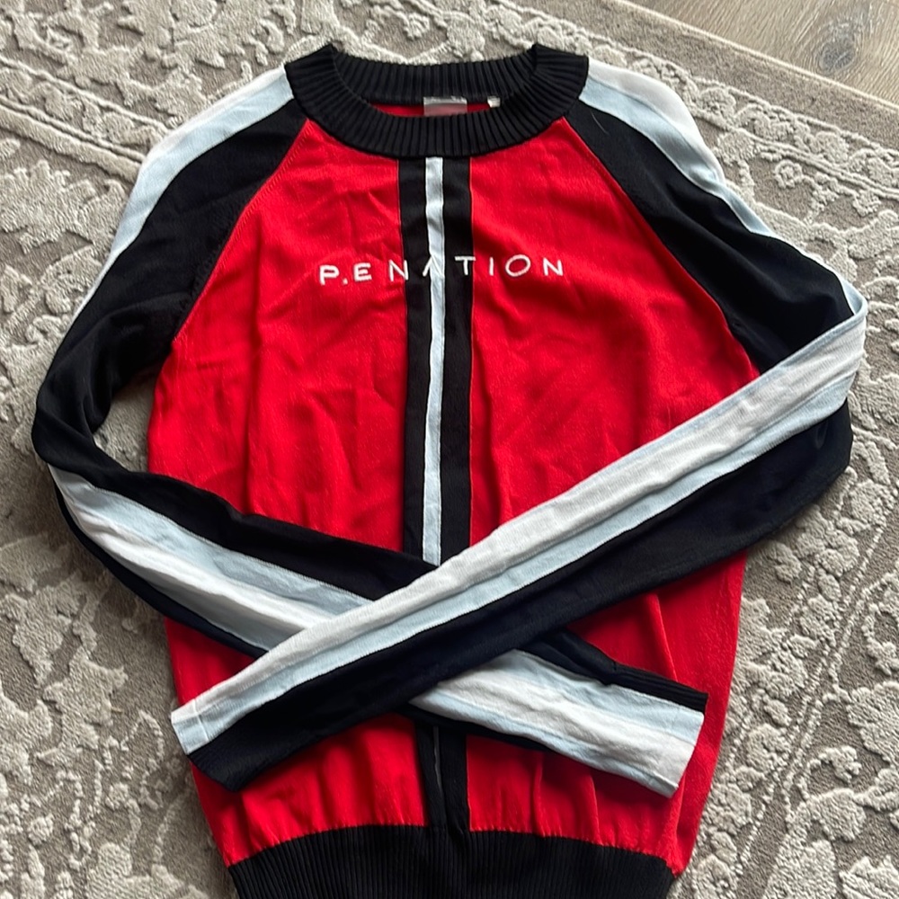 P.E Nation knit top Size small!